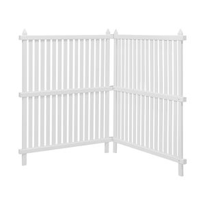 Schermo per la privacy da esterno con 19.7 Pali di Fissaggio a Terra, 2 Pannelli 36 X 45, per Recinzioni Sportive, Recinzioni per Condizionatori d'Aria, Strisce di Copertura per Attrezzature da Piscina - Product Image 1