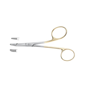 Portaagujas Foster-Gillies JI-9007 con mandíbula dentada de carburo de tungsteno, certificado CE para uso quirúrgico de precisión - Product Image 3