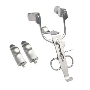 Retractor Quirúrgico Anal Autoajustable con Cuchillas Laterales Giratorias y Cuchilla Central, Instrumento Médico de Acero Inoxidable - Product Image 1
