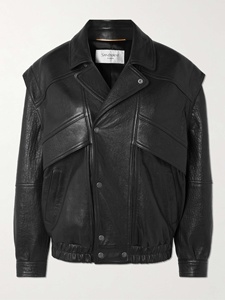 <b>Leather</b> Motorcycle <b>Jacket</b> Waterproof Reversible Breathable Windproof for <b>Men</b> - Product Image 6