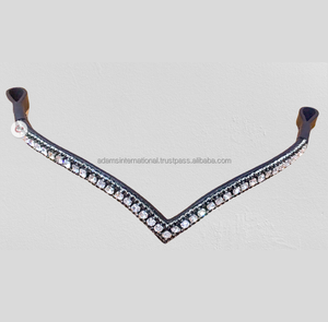 Cuero de caballo de alta calidad con cristal ostentoso, banda decorativa para cejas - Product Image 3