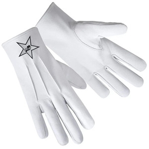 Guantes Masónicos Blancos de Algodón Personalizados al por Mayor de Alta Calidad y al Mejor Precio - Product Image 2