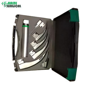 High Quality Fiber Optic <b>Mac</b> Laryngoscope Blades 000,1,2,3,4 Manual Handle CE Certified Stainless Steel ENT Diagnostic - Product Image 2