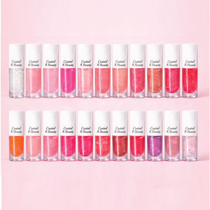 Oem Clear Glitter Lipgloss Crystal Glaze Mineral Moisturizing Hydrating <b>Lip</b> Oil Long Lasting Waterproof Plumping Customized Logo - Product Image 2