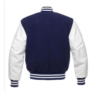 Chaqueta de Invierno para Hombre de Alta Calidad, Diseño Varsity Oversize, Cuerpo de Poliéster/Algodón, Mangas de Spandex con Bordado - Product Image 5