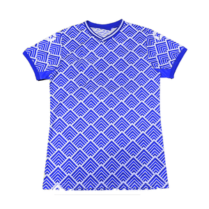 Camiseta de Manga Corta con Cuello Redondo y Estampado Geométrico Verde para Hombre, Corte Regular, Tejido de Punto, 100% Poliéster, Transpirable, Estilo Casual - Product Image 5