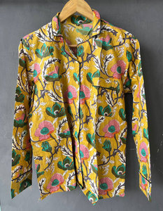 Ensemble de pyjama imprimé tendance, vêtements de détente en coton doux, vêtements de nuit confortables pour la maison - Product Image 3