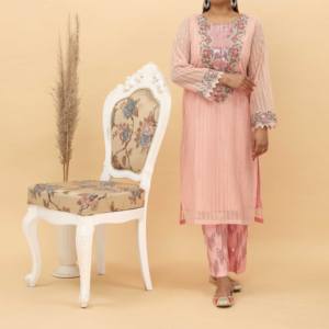 ชุดเสื้อผ้าชีฟองผู้หญิง2ชิ้น PS4967 - Product Image 3