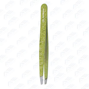 Pince à épiler professionnelle pour sourcils avec pointe inclinée et pointue, en acier inoxydable, pour l'épilation, instrument de beauté - Product Image 3