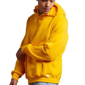 Sweat à capuche épais pour homme en coton 100% uni, 500 g/m², avec logo personnalisé imprimé, épaules tombantes - Product Image 1