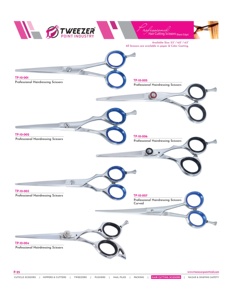 Emballage personnalisé Ciseaux de coupe de cheveux à bord de rasoir lisse Meilleure vente Ciseaux de barbier professionnels avec plusieurs poignées - Product Image 6