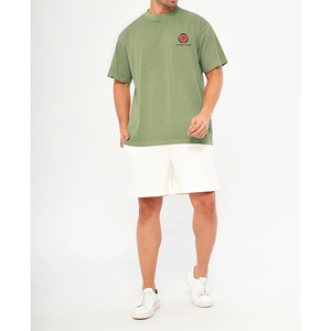 เสื้อยืดคอตตอน 100% คุณภาพสูง เนื้อหนา 300gsm ทรงโอเวอร์ไซส์ ไหล่ตก สกรีนโลโก้ได้ตามต้องการ สไตล์สตรีทแวร์ สำหรับผู้ชาย - Product Image 5