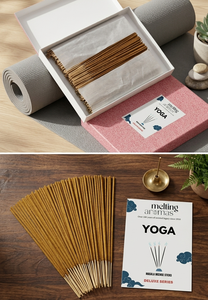 Bâtonnets d'encens indiens religieux YOGA - Bois de bambou biologique 100% naturel, écologique et longue durée - Product Image 2