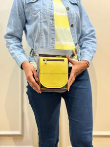 New Western Handmade Recycled Leather Waist Bag With Adjustable <b>Belt</b> Unique Vintage Stylish Fanny Pack Hip Adjustable Waist Bags - Product Image 3