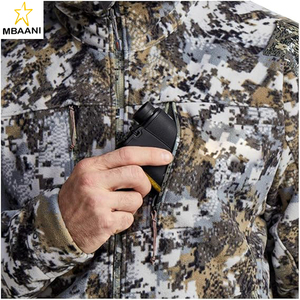 เสื้อแจ็คเก็ตสำหรับล่าสัตว์ผู้ชาย Stratus Windstopper กันน้ำ เงียบพิเศษ ผลิตจากผ้าฟลีซ พร้อมฮู้ดที่ถอดออกได้ - Product Image 4