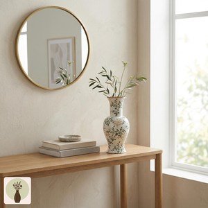 Vase en céramique artisanal de haute qualité à motif floral Wabi-Sabi, style vintage, prix d'usine, vase en grès pour table ByUO - Product Image 2