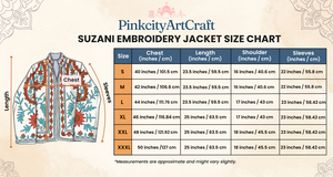 Women Vintage <b>Velvet</b> Embroidered Boho <b>Jacket</b> Kashmiri Suzani Floral Quilted Cotton Eco-Friendly Coat Handmade Open Front Winter - Product Image 6
