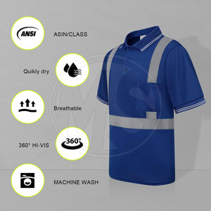 Chemises polo de travail de qualité supérieure, grandes tailles, vêtements de sécurité, chemises polo en stock, chemises polo de travail - Product Image 2