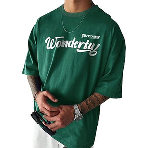 Camiseta Extra Grande para Hombre, Corte Holgado Moderno, Estilo Urbano y Elegante, Ligera y Cómoda para el Verano - Product Image 1