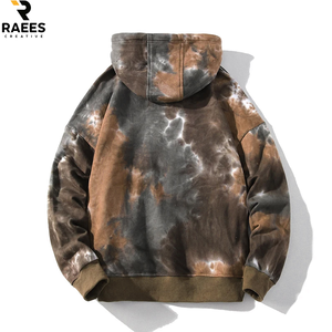Sweat à capuche tie-dye respirant et confortable, best-seller, en mélange de coton, fabriqué sur mesure, meilleur tissu, prix raisonnable, sweats à capuche tie-dye - Product Image 2