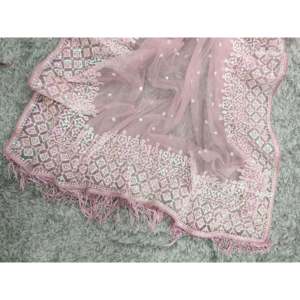 Vestido de Noche con Hermosos Bordados de Lentejuelas, Traje de Fiesta, Sari - Product Image 1