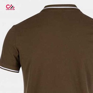 Camisetas Casuales para Hombre, Nuevo Diseño en Oferta, Logotipo Personalizado, Color Sólido, Transpirables, de Punto, Manga Corta - Product Image 3