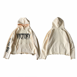 เสื้อฮู้ดดี้โอเวอร์ไซส์สไตล์วินเทจแบบยูนิเซ็กซ์ ลุคสตรีทแวร์ ผ้าฟลีซ มีฮู้ด สกรีนโลโก้ได้ - Product Image 4