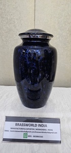 Urna Funeraria de Aluminio con Acabado Blanco Perla de Alta Calidad para Cenizas de Adultos, Hecha a Mano, Moderna, Capacidad de 220 Pulgadas Cúbicas, Personalizable - Product Image 3