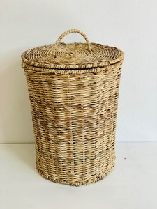 Vietnam Natural Rattan <b>Basket</b> Handcrafted <b>Wicker</b> Organizer for <b>Laundry</b> Clothes Toys Towels Blankets and Home Storage - Product Image 6