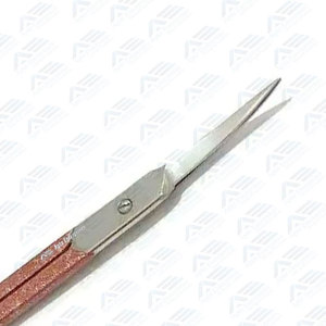 Herramientas para Uñas, Cuidado de Cutículas, Decoración de Uñas y Calidad Profesional de Salón, Cortaúñas Curvo de Acero Inoxidable Rojo de 4 Pulgadas - Product Image 4