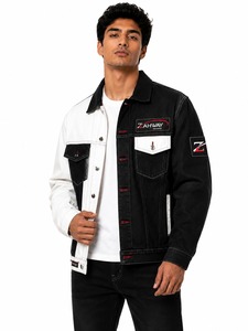 Stylish <b>Men</b> <b>Denim</b> <b>Jacket</b> Classic Western Inspired Design Comfortable Fit High Quality Material For All Season Wear Outwear - Product Image 4