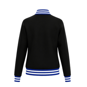 เสื้อแจ็คเก็ตเบสบอลผ้าซาตินสำหรับผู้หญิง Sigma Gamma Rho น้ำหนักเบา ซิปด้านหน้า เสื้อผ้าชมรมกรีก สไตล์ลำลอง สตรีทแวร์ แบบสั่งทำ - Product Image 2