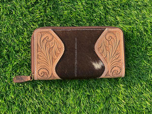 กระเป๋าคลัทช์หนังวัวขนเฟอร์เครื่องมือทันสมัยแบบตะวันตกใหม่กระเป๋าถือดีไซน์สำหรับผู้หญิงกระเป๋าสตางค์หนังเครื่องมือพิเศษขายดี - Product Image 4