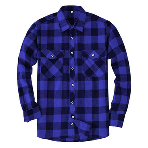 High Street Style Men's Flannel <b>Shirt</b> Heavy Cotton Plaid Top Baggy Fit Heavyweight Flannel <b>Shirt</b> Custom Street Wear Plaid Sun - Product Image 4