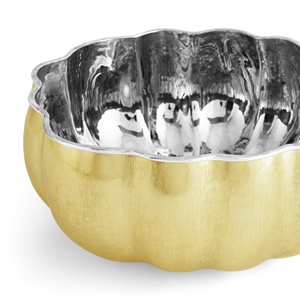 Bol à fruits en aluminium, centre de table moderne, luxe décoratif, or, écologique, durable, 2026 Saleem International - Product Image 2