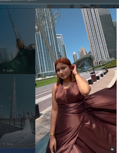 Elegant Brown Satin Convertible Wrap Maxi <b>Dress</b> for Women Multiway <b>Halter</b> Neck <b>Backless</b> Sleeveless High Slit Evening Gown - Product Image 2