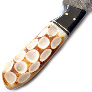 Couteaux à lame vierge de haute qualité en acier Damas, fabriqués à la main, à prix bas, OEM, de 9 pouces, avec manche intégral, vente en gros - Product Image 2