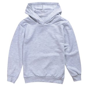 Sweat à capuche décontracté oversize pour enfants (garçons et filles), uni, doux, tendance, avec poche, réversible, en molleton de coton pour l'hiver, fabriqué au Bangladesh - Product Image 5