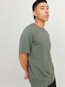 เสื้อยืดคอกลมแขนสั้นผ้าฝ้ายระบายอากาศได้ดี น้ำหนัก 220 กรัม สำหรับผู้ชาย ขายส่ง ปรับแต่งได้ สีพื้น ไซส์ใหญ่ ขายดี - Product Image 2