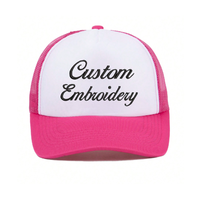 Casquette Trucker en Mousse à 5 Panneaux avec Logo Personnalisé, Dos en Maille Brodé, Réglable, Tendance, pour Hommes, Plage, Sport, Promotion, Marchandises de Marque