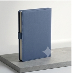 <b>A5</b> PU Leather Strap Lock <b>Notebook</b> Multicolor Business Journal with Custom Logo for Office Planning - Product Image 1