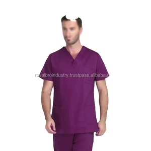 Uniformes de Hospital, Bata de Laboratorio, Traje de Cirugía, Ropa de Trabajo para Médicos y Enfermeras, Delantal para Lavado de Manos, Tejido Transpirable y Cómodo, Color Personalizado - Product Image 4