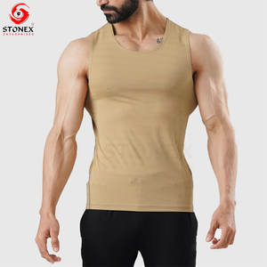 Débardeur Homme Personnalisé avec Logo, Maillot de Sport Sans Manches en Spandex/Polyester Respirant, Vente en Gros, Fournisseur OEM - Product Image 3