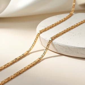 Cadena de Oro Sólido 9K Moderna, Ligera y Fina, para Uso Diario, Diseño Personalizado OEM - Product Image 6