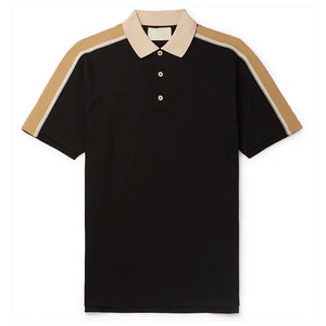 เสื้อเชิ้ตผู้ชายขายส่ง ปักโลโก้ ลายเรียบ ผ้าแคนวาส ระบายอากาศได้ดี ผสมโพลีเอสเตอร์/คอตตอน - Product Image 1