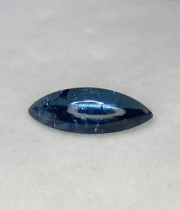 Topaze bleue de Londres naturelle en gros, cabochon marquise, pierres précieuses en vrac de haute qualité pour la fabrication de bijoux, qualité naturelle de Londres - Product Image 2