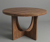 Table basse ronde moderne avec 4 chaises, design décoratif, garantie 1 an, mobilier de salon 4 places, bois de caoutchouc compact