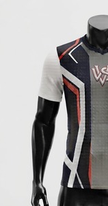 เสื้อฟุตบอลเย็บติดสำหรับผู้ชาย หมายเลข 07 พิมพ์ลาย ทรงพอดีตัว แขนครึ่งตัว ผ้าโพลีเอสเตอร์ ระบายเหงื่อได้ดี ชุดกีฬา ไซส์ผู้ใหญ่ - Product Image 4