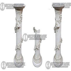 Juego de pilares de pasarela tallados florales, FRP portátil de centro de mesa, forma de elefante, fiesta en casa, cumpleaños, decoraciones de boda, Shobha Jain - Product Image 1