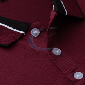 เสื้อเชิ้ตผู้ชายผ้าถักเนื้อแน่นคุณภาพสูง ระบายอากาศได้ดี แขนสั้น ปรับแต่งได้ ผลิตจากโพลีเอสเตอร์/คอตตอน ราคาโรงงาน ขายดี - Product Image 6